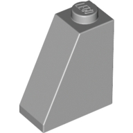 Lego kostka (kostička) 2x1x2 sklon (šikmá) 65°, světle modro šedá (4515374)